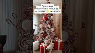 🎄 Las mejores formas para DECORAR TÚ ÁRBOL de NAVIDAD con las TENDENCIAS tendencias 2024 2025 🌟 [upl. by Arze]