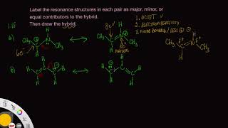 major or minor resonance contributors Smith 15 5th edition [upl. by Disraeli447]