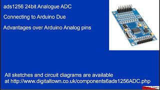 Arduino C Connecting and using the ads1256 ADC with Arduino Due [upl. by Bronnie]