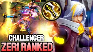 WILD RIFT ZERI  PROJECT ZERI GAMEPLAY  CHALLENGER RANKED [upl. by Tadich]