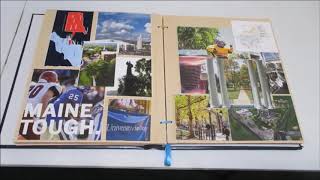 College Scrapbook  Recruitment Mail DIY Collage  Acceptance amp Rejection Letters 📚🎓✉ [upl. by Megen]