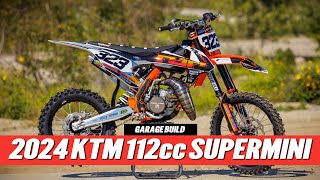 2024 KTM 112cc Supermini Project Bike Garage Build [upl. by Sig852]