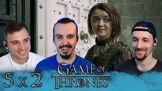 Game Of Thrones 5x2 Reaction quotThe House of Black and Whitequot [upl. by Zurkow]