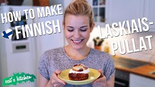 How to make Finnish LASKIAISPULLAT  Cats Kitchen [upl. by Adam]