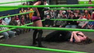 Tiffany Roxx vs RockC 1st Blood Part 1 [upl. by Nalyorf932]