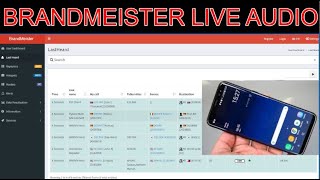 BRANDMEISTER  LAST HEARD LIVE AUDIO FEED  Mobile Phone [upl. by Irolam]