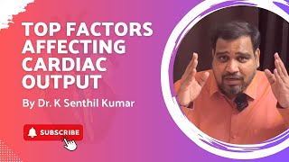 What is cardiac output and Factors affecting cardiac output [upl. by Lissak]