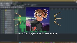 How 734 by juice wrld was made remake [upl. by Reivad]