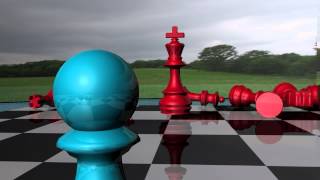 Maya 3D Chess Fight Animation [upl. by Edrahs]