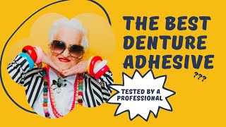 Best Denture Adhesive [upl. by Ahswat710]