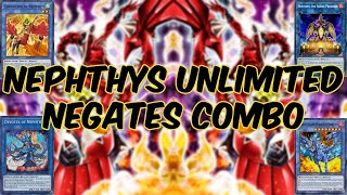 Insane 2 Card Combo UNLIMITED NEGATES ft Nephthys Archetype YuGiOh Master Duel [upl. by Cozmo]