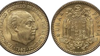 1 Peseta 1963 [upl. by Nylimaj]