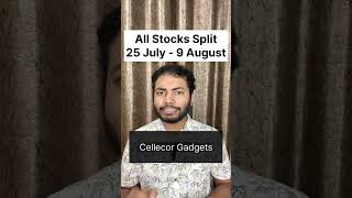 Upcoming Stocks Split  Latest Stocks Split News shorts stockmarket split nifty50preanalysis [upl. by Dowell]