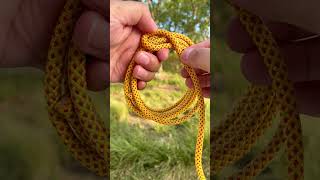 Coiling Your Rope With A Quick Release lifeskills knots knotting [upl. by Laicram]