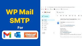 Setup WP Mail SMTP for Contact Form for Gmail Outlook amp Webmail [upl. by Odoric191]