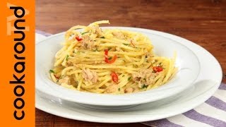 Spaghetti tonno e limone  Ricette primi semplici e veloci [upl. by Llennyl]