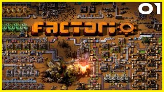 Factorio Demo Lets Play 01 BruchlandungBergbauanlage [upl. by Eiramaliehs]