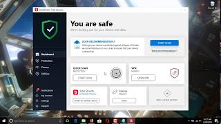 Bitdefender Total and Internet Security 2019 pro free  full version activation [upl. by Atilek]