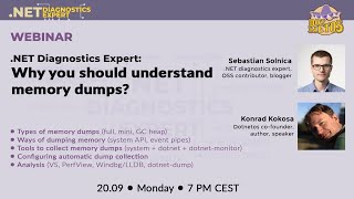 Webinar quotWhy you should understand memory dumpsquot [upl. by Nnylyma]