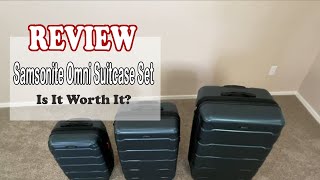 Samsonite Omni PC 3piece suitcase set Review  Is It Worth The Investment [upl. by Akienom25]