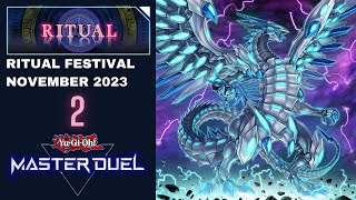 BlueEyes  BlueEyes Chaos MAX Dragon  Ritual Festival  Yugioh Master Duel [upl. by Anola254]