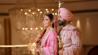 Best wedding highlights of Damanjit Boparai❤️ Komalpreet Kaur《2024》 [upl. by Ynamad]