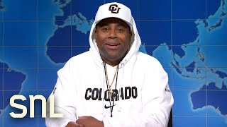 SNL returns Kenan Thompson does his version of Coach Prime hilarious [upl. by Hgielrak]