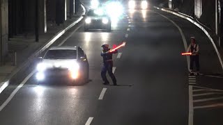 【停止係の警察官を吹き飛ばす勢いで速度違反車が逃走！！！】こんな悪質ドライバーは警察官に対する公務執行妨害で逮捕してほしいと思った最高速度違反の取締り！！！Violating car escapes [upl. by Rodriguez672]