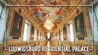 INSIDE the LUDWIGSBURG RESIDENTIAL PALACE  GERMANY [upl. by Ellerahs]