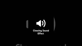 Chewing Sound Effect soundeffects soundesign creativeaudio sound audio [upl. by Latoya]