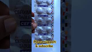 Ceftas 200 mg tablet Use antibiotics skincare youtubeshorts viralshorts ytshorts medication [upl. by Sabanrab]