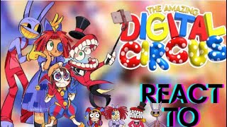 💢The amazing digital circus React each other  Gacha  Digital circus  Gacha reaction  TADC [upl. by Jadda870]