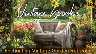 Cozy Backyard 10 Enchanting Vintage Garden Retreats amp DIY Decor Ideas for Stunning Outdoor Spaces [upl. by Nannaihr]