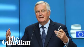 Michel Barnier raises concerns over UKs latest Brexit plan [upl. by Yerffe]