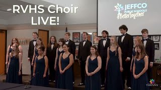 Harmonious Holidays Ralston Valley High School Choir Serenades December Board of Education Meeting [upl. by Nnaul]