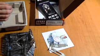 Unboxing MSI R5450MD1GD3HLP Radeon HD 5450 Video Card [upl. by Akenna113]