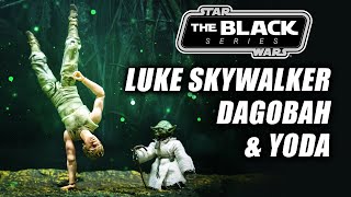 UNBOXING  Star Wars The Black Series Luke Skywalker Dagobah amp Yoda [upl. by Aihsekin154]