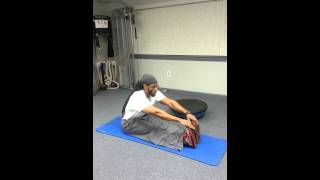 Seated Toe Touch hamstring stretch [upl. by Sandor]