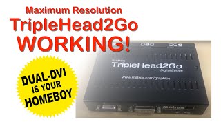 Matrix TripleHead2Go Digital Edition Problems SOLVED [upl. by Cawley542]