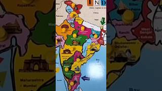 india map  india map easy trick  india map history viralreels youtubeshorts toys kids [upl. by Oironoh649]