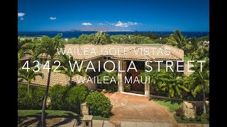 4342 W Waiola St  Wailea Golf Vistas  Maui  MLS [upl. by Einapets]