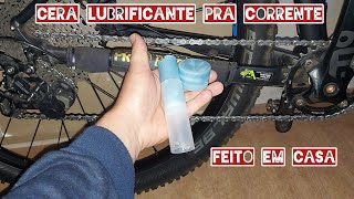 LUBRIFICANTE PARA CORRENTE DE BIKE FEITO EM CASA [upl. by Nallaf]