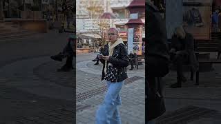 People walk around Minsk in the evening walkthrough minsk walktour [upl. by Darius]