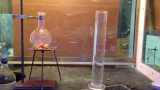 nitric acid and copper demo [upl. by Eek530]