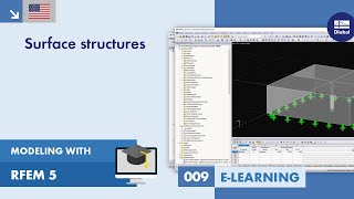 Modeling with RFEM 5  009 Surface Structures [upl. by Renae]