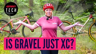 Cross vs Gravel Bike  Riding Singletrack [upl. by Felisha]