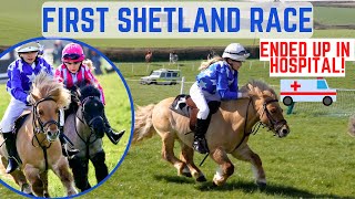 FIRST SHETLAND RACE WITH CLOUDY  ENDS UP IN HOSPITAL  DRAMATIC DAY [upl. by Wj]