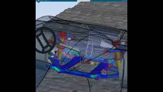 Multi body dynamics simulation with Simpack and Abaqus automobile abaqus [upl. by Isma]