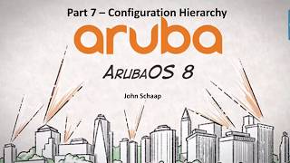 ArubaOS 82 Series Part 7  Configuration Hierarchy [upl. by Laram963]