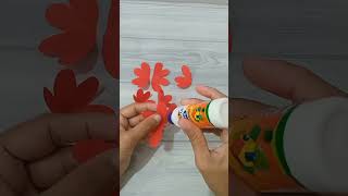 Rose Paper Flower  Wall Hanging Decorations  How to Make Rose Paper Flower  Rose Guldasta Fuldani [upl. by Marleah113]